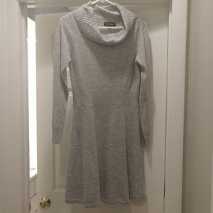 Mock turtleneck dress